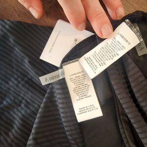 Vitamin a black ecorib bikini set size large nwt $210 sienna high waist demi